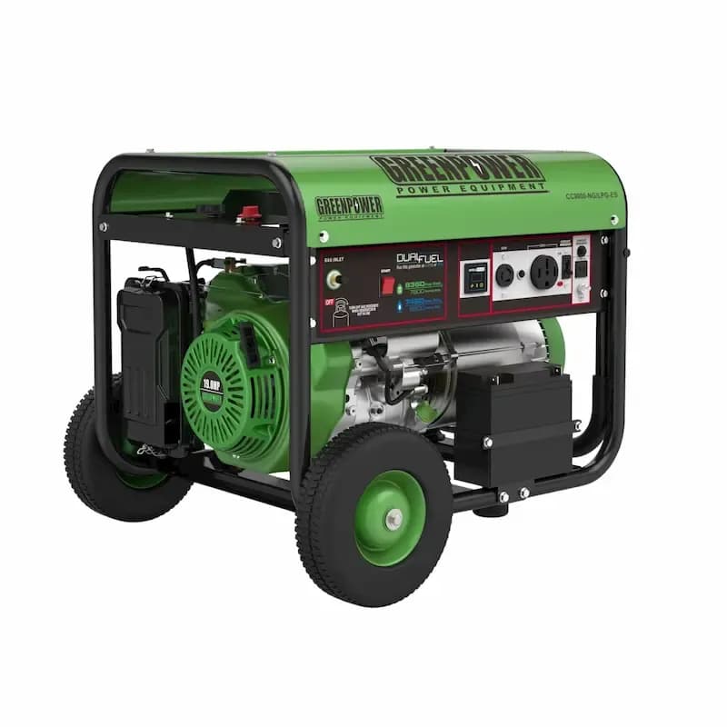 موتور برق گرین پاور 7.5 کیلووات CC9000-NG/LPG-ES ریموتدار