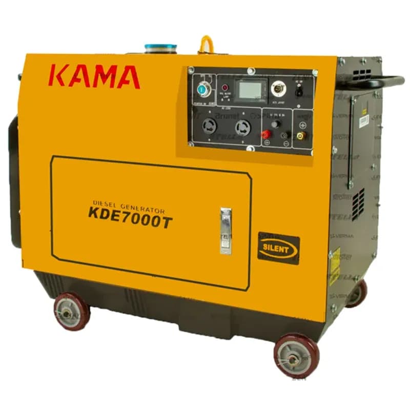 موتور برق دیزلی کاما 6 کیلووات مدل KDE7800STN تک فاز سایلنت