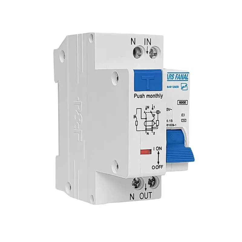 کلید محافظ جان ترکیبی الکترونیک دو پل 25 آمپر پارس فانال