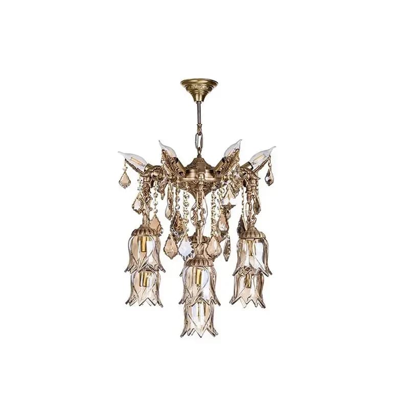 لوستر 13 شعله چشمه نور کد C2745/13-A