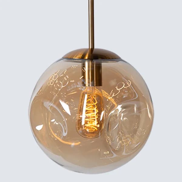 آویز لامپ سقفی شیشه ای مدل CR138-200