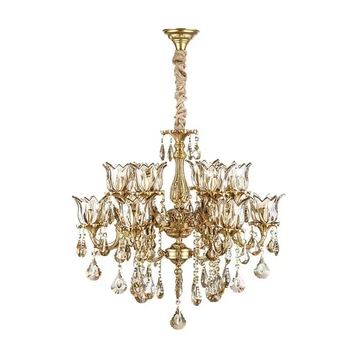 لوستر 10 شعله چشمه نور کد C2781/5-A