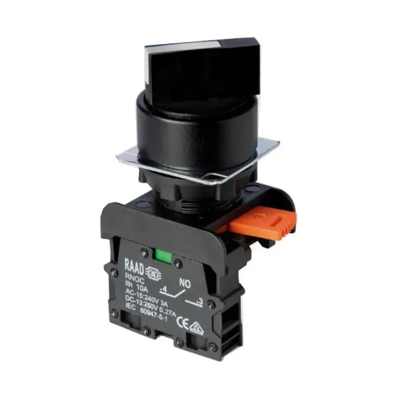 کلید سلکتوری دو طرفه ثابت پلاستیکی SES رعد