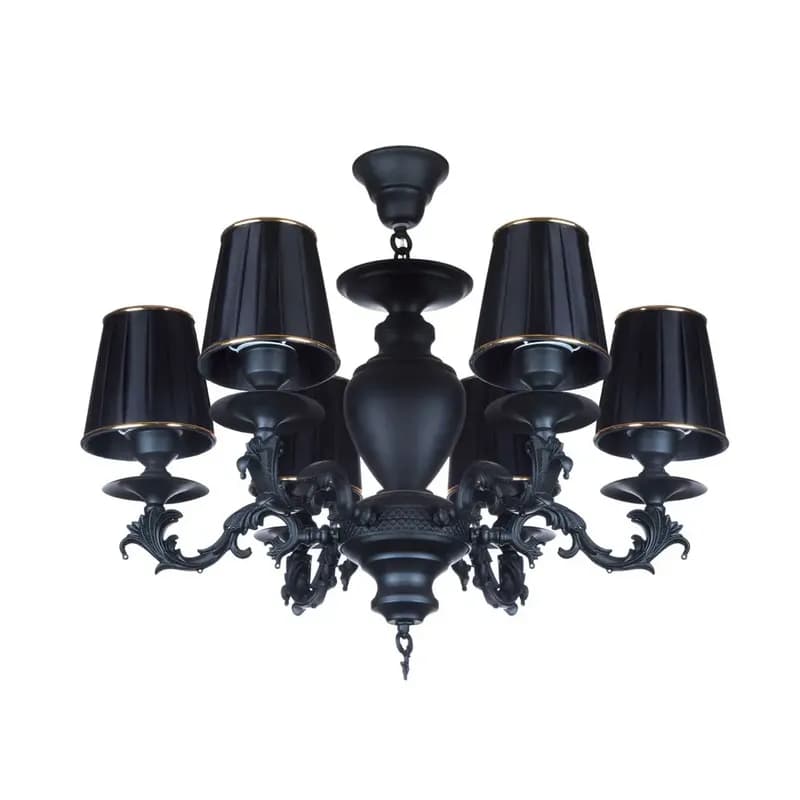 لوستر کلاسیک 6 شعله چشمه نور مدل S3677/6