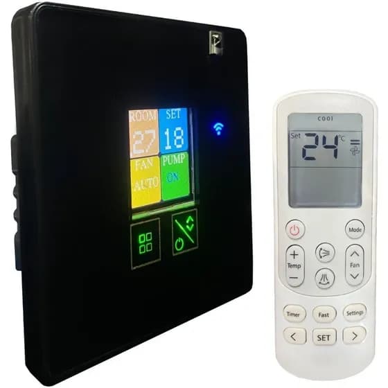 کلید لمسی کولر LCD REMOTE IR هوشمند آراز