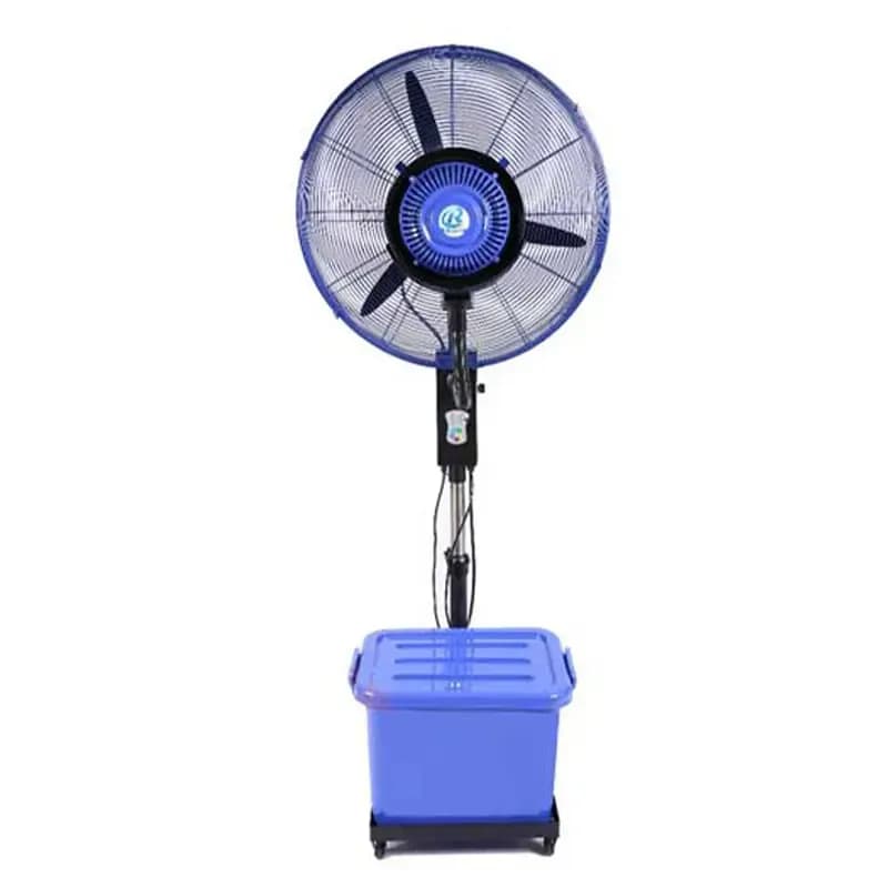 پنکه آبی مه پاش صنعتی ایستاده سرمابان مدل Rain fan SPR1