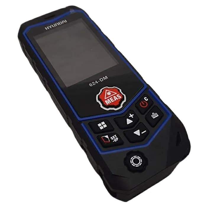 متر لیزری 60 متری غلطکی ترازدار هیوندای مدل 624-DM