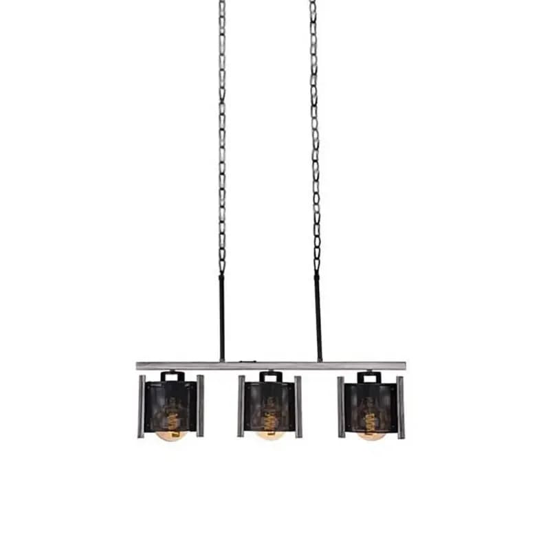 چراغ آویز 3 شعله آهنی ستاره شمال مدل DC19