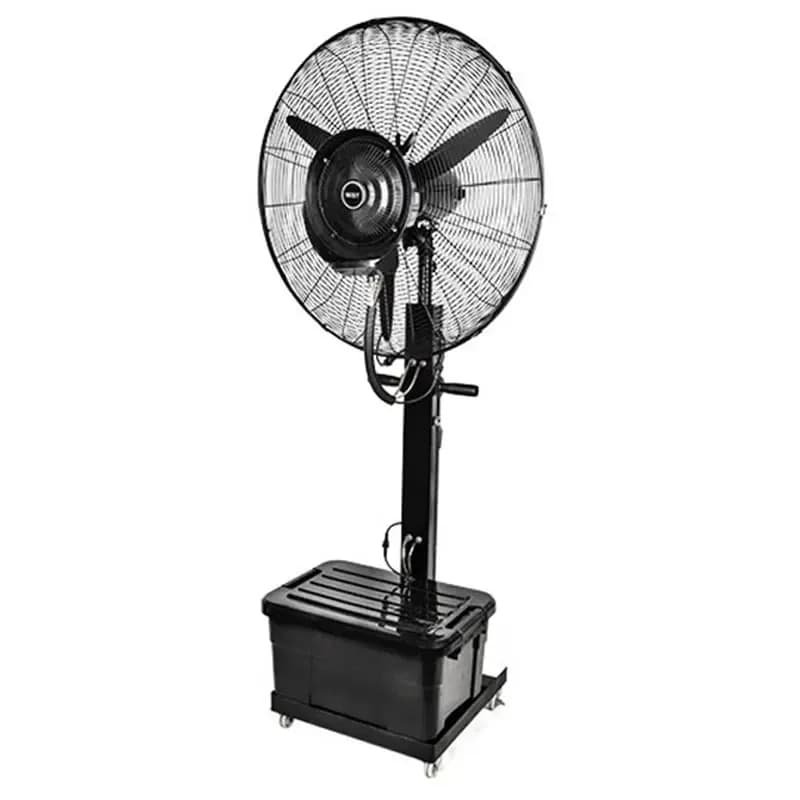 پنکه آبی مه پاش صنعتی ایستاده سرمابان