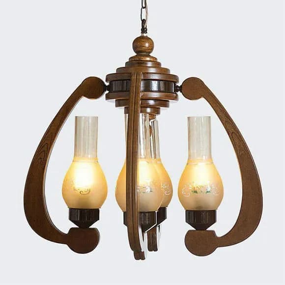 لوستر چوبی رایکا مدل SPID711