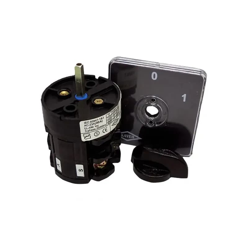 کلید گردان دو فاز یک طرفه 16 آمپر الکترو کاوه