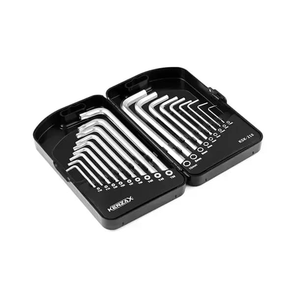 ست 18 عددی آچار آلن بلند ستارهای کنزاکس