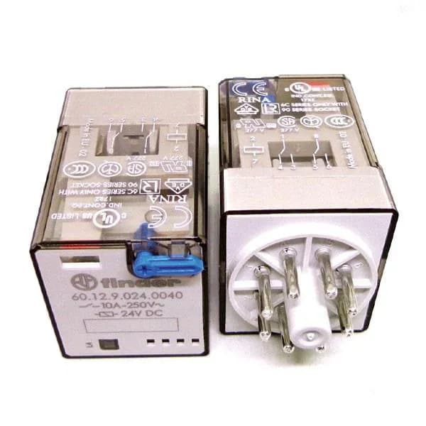 رله دو کنتاکت 10آمپر 8 پایه فیندر