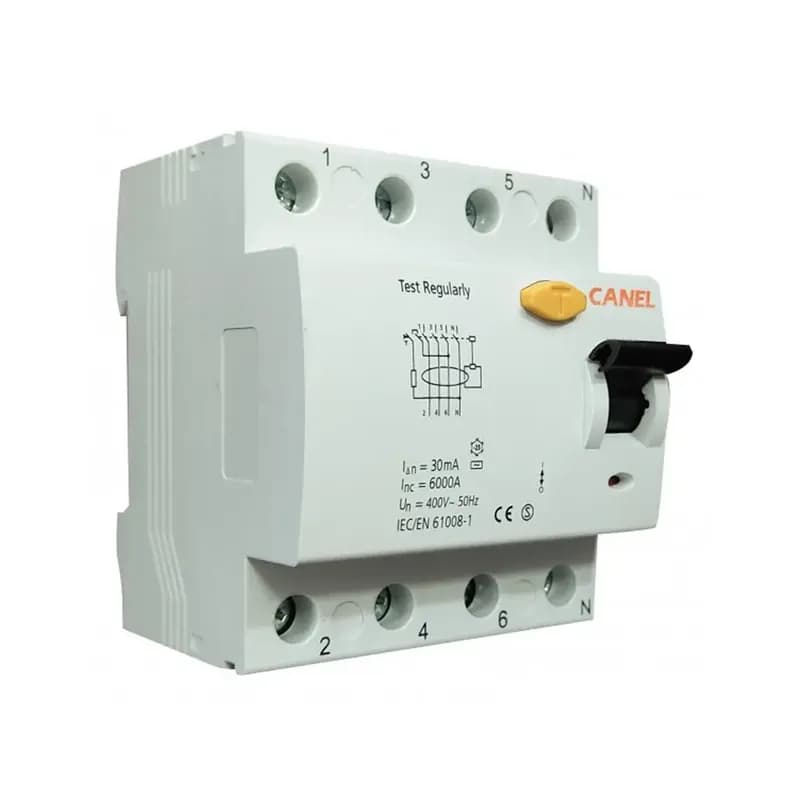 کلید محافظ جان 100 آمپر سه پل + نول کانل