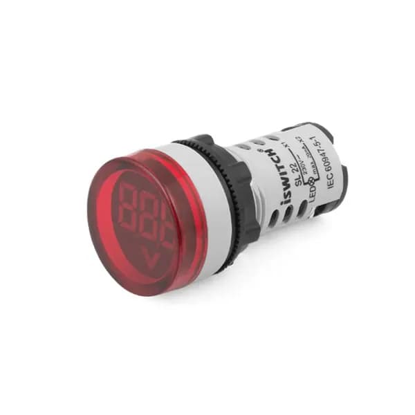 ولت متر طرح چراغ سیگنال آی سوییچ