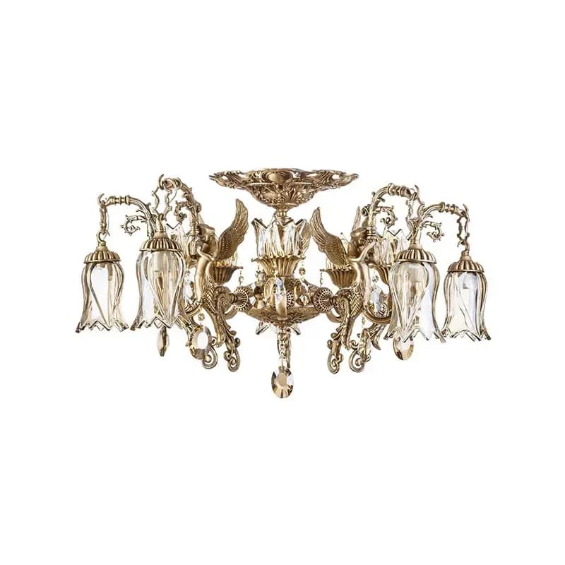 لوستر 10 شعله چشمه نور کد C2728/5-A