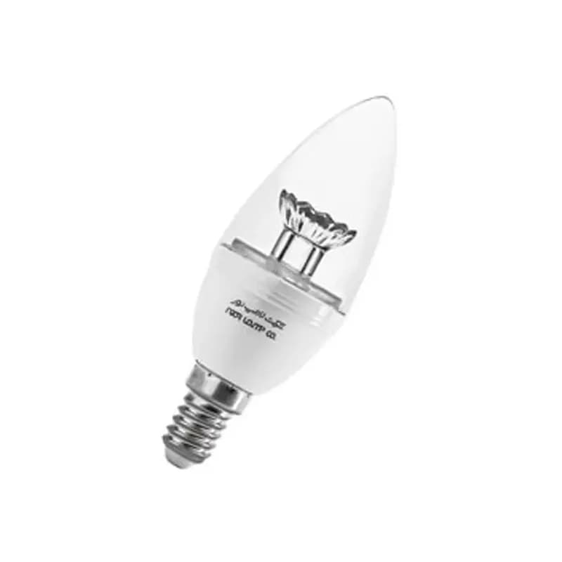 لامپ ال ای دی شمعی شفاف 6 وات نور سرپیچ E14