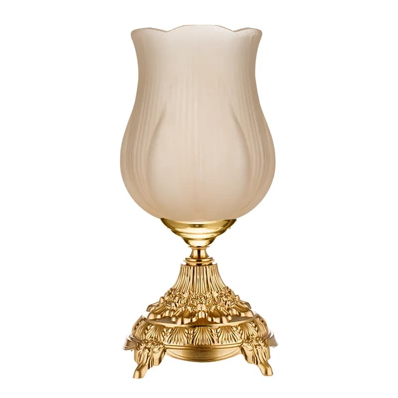 آباژور رومیزی لوتوس لایت مدل روشنک لاله مات