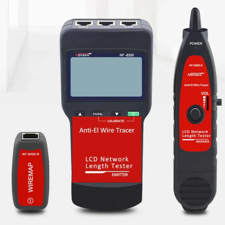 تستر کابل شبکه دیجیتال نویافا مدل NF-8200