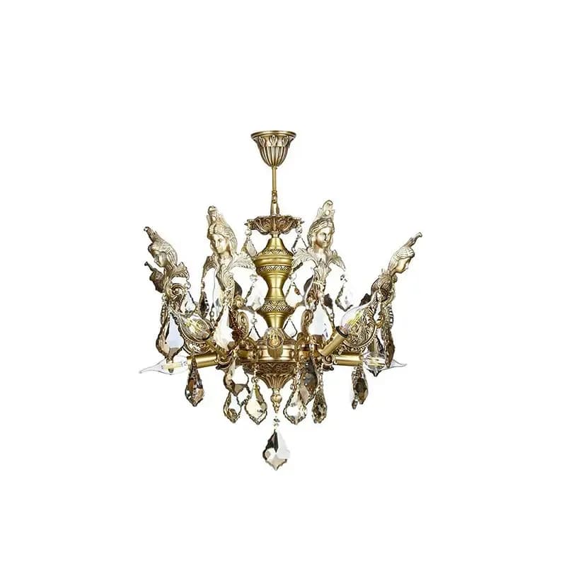 لوستر 10 شعله چشمه نور کد S3632/5GWT