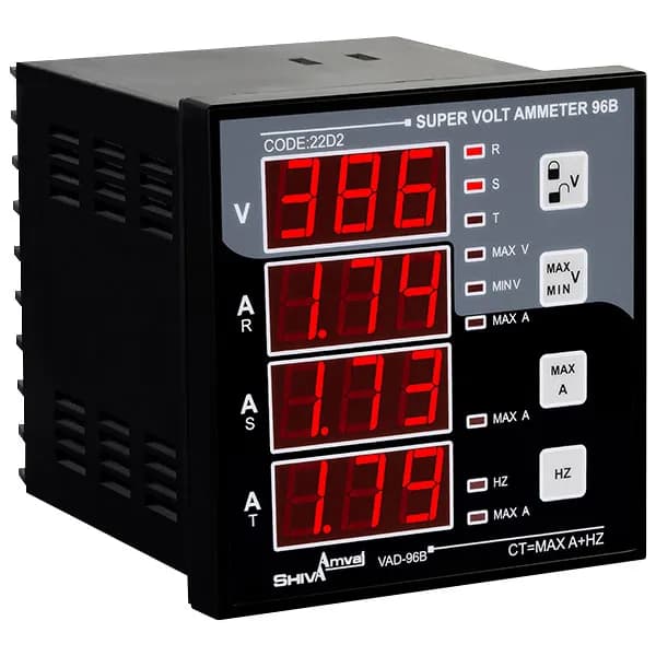 سوپر ولت آمپرمتر 96 * 96 شیوا امواج