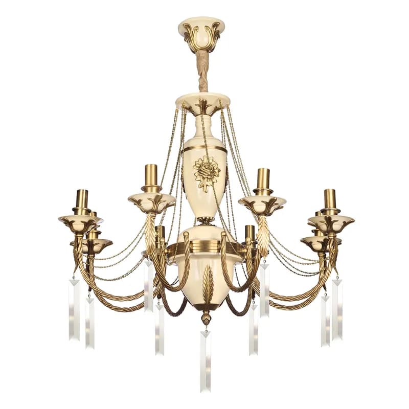 لوستر 8 شعله چشمه نور کد E4952/8A