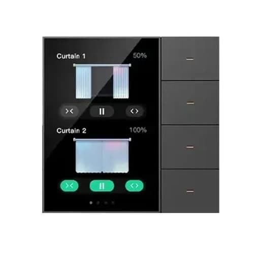 کلید 4 پل با تاچ پنل 3 اينچ Benica