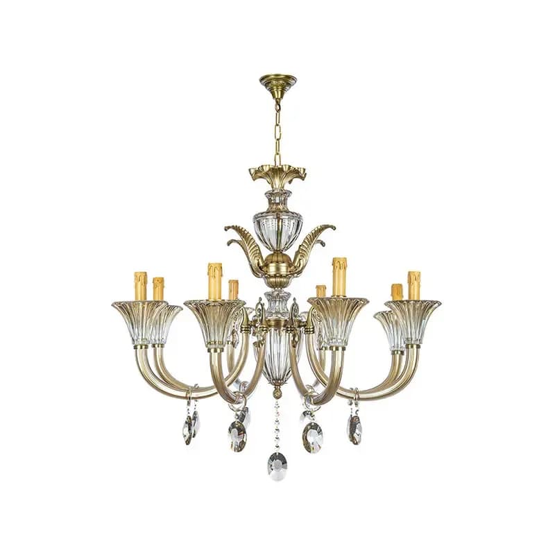 لوستر 10 شعله چشمه نور کد C3333+4/6-AO