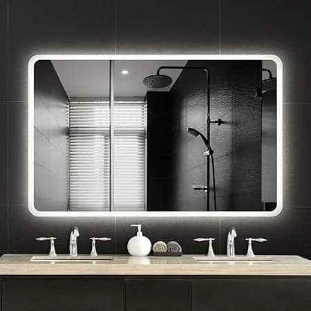 آینه دستشویی سندبلاست مستطیل p01-06