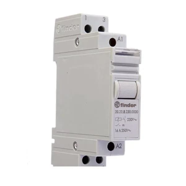 رله ضربه ای یک باز یک بسته 220VAC 16A فیندر
