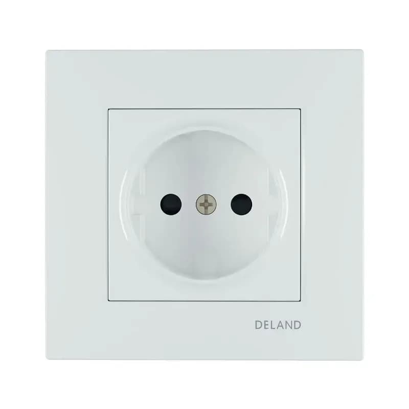 پریز بدون ارت محافظ دار دلند مدل آسا