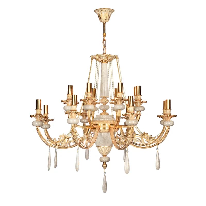 لوستر 16 شعله چشمه نور کد E4912/8G