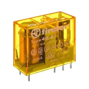 رله دو کنتاکت 220VAC 8A فیندر 8 پایه