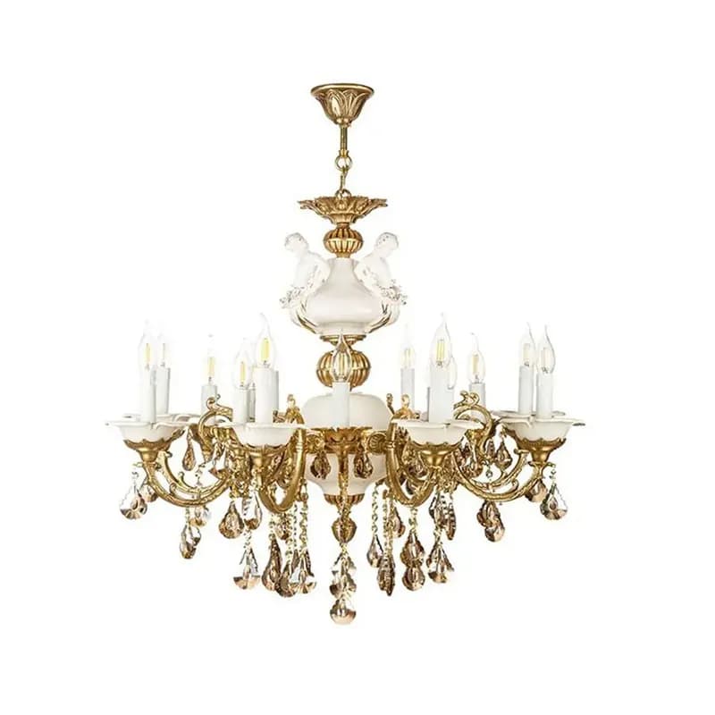 لوستر 16 شعله چشمه نور کد C2923/8-8-A