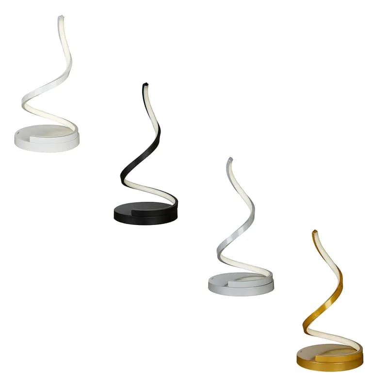 آباژور رومیزی مارپیچ