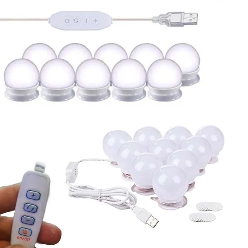 ریسه لامپ هالیوودی دور آینه