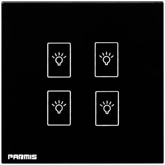 کلید لمسی چهار پل وای فای پارمیس